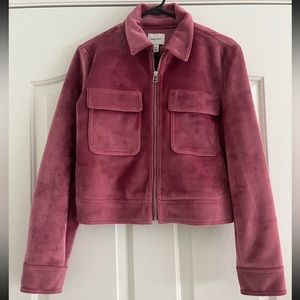 Nine West suede pink jacket